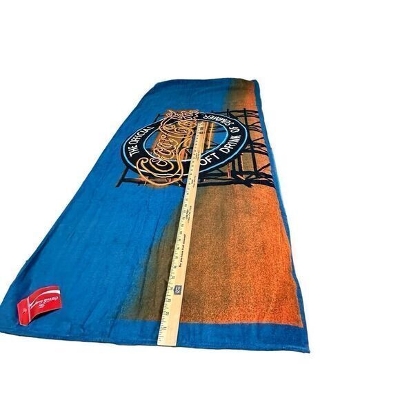 Vintage Coca Cola Summer Beach towel NEW with tag 1989 pool coke 80s - Picture 5 of 7
